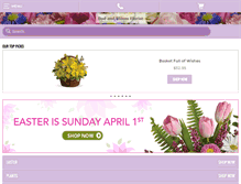 Tablet Screenshot of budandbloomflorist.com